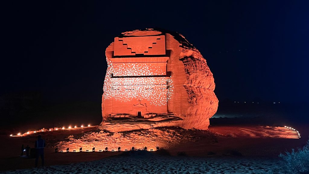 Hegra's Drone Show - The Silence of Light at Al Ula, Saudi Arabia
