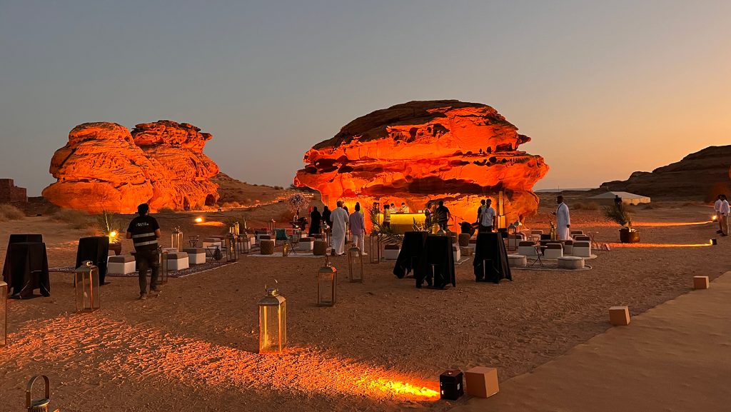 Hegra's Drone Show - The Silence of Light at Al Ula, Saudi Arabia